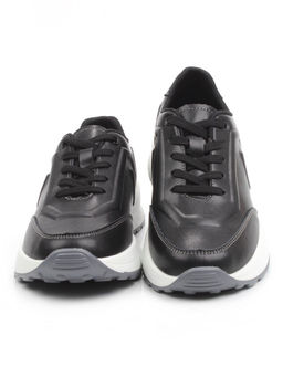 03-A9043-1 BLACK Кроссовки женские (натуральная кожа)