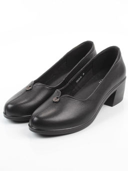 06-YDN15-20 BLACK Туфли женские (натуральная кожа)