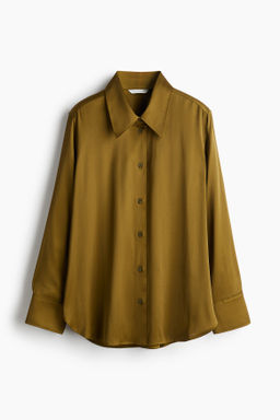 Camisa oversize de sat?n - H&m фото 2