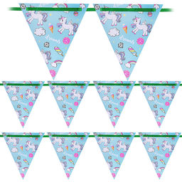 Флажки-растяжка "Сладость единорога"