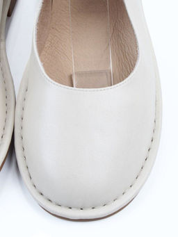 06-DLG27-2 LT. BEIGE Туфли женские (натуральная кожа)