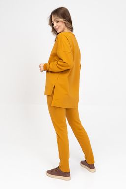 Брюки женские 403L3-32 горчица - Solo mio фото 4