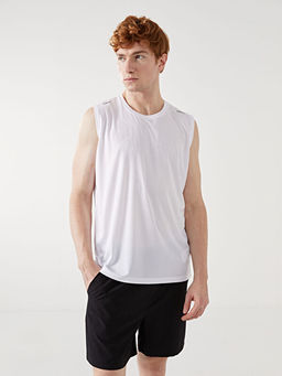 Bisiklet Yaka Erkek Kolsuz Ti??rt