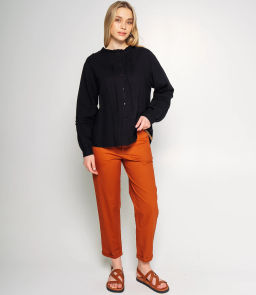 Блуза #КТ0912, чёрный - Dommod фото 4