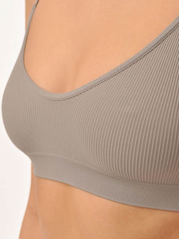 Топ на тонких бретелях в рубчик - My фото 10