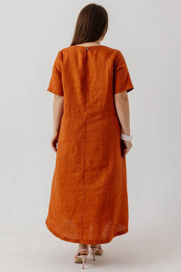 Платье 8808-6/01/Терракотовый