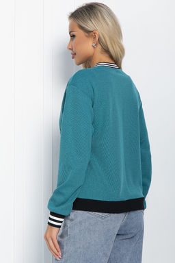 Бомбер Игра со стилем (бирюзовый) Б11632 - Lt collection фото 2