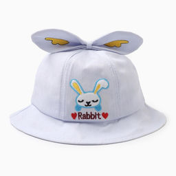 Панама детская «Зайки» MINAKU, голубая, размер 48-50