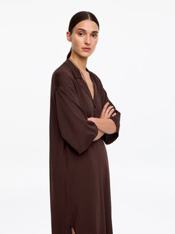 Vestido relajado de punto fino - H&m фото 5