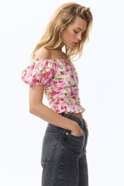 Top off-the-shoulder fruncido - H&m фото 3