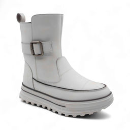 Ботинки на меху VP09-1 белые