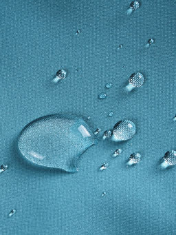 Парка женская софтшелл виндстоппер удлинённая с капюшоном бирюзового цвета 9614_1Br