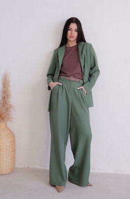 11866 Костюм брючный в цвете папоротник - Martichelli фото 2