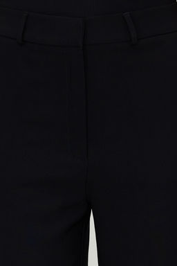 Siyah Bootcut/Cizme Paca Dokuma Pantolon TWOSS24PL00024 - Trendyolmilla фото 6