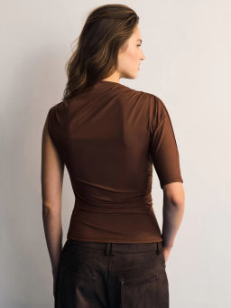 Топ с декоративным узлом / Zarina  фото 6