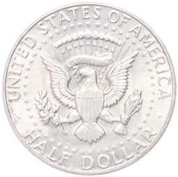 Монета 1/2 доллара (50 центов) 1968 года D США