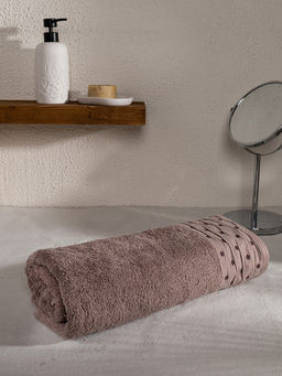 Полотенце для тела 70x140 светло-коричневый махровая ткань