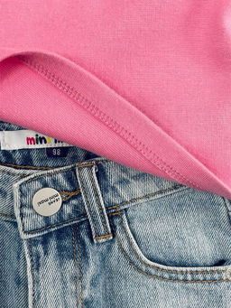 Джемпер (водолазка) UD 7383 розовый - Mini maxi фото 8