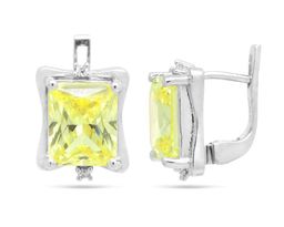 Серьги из серебра крайола циркон, Фернанд