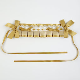Карнавальная повязка Лолита, золотая