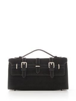 LACCOMA сумка M1066-черный натуральная замша хлопок