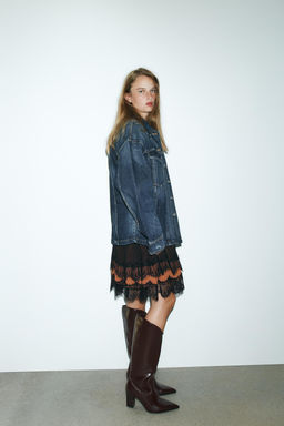 ASYMMETRIC LEG COWBOY BOOTS