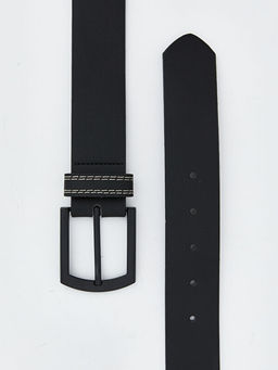 Deri G?r?n?ml? Erkek Kemer