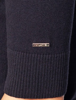 VILATTE / Джемпер тонкой вязки из хлопка с нейлоном  фото 3