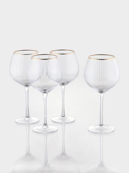 Набор бокалов для вина "Орион" 550 мл, 4 шт, р-р 1й шт10х22см