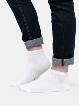 Цена за 5 пар! НОСКИ МУЖСКИЕ белый 101K-229