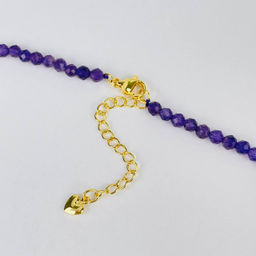 Колье из Аметиста и Жемчуга 42 см +