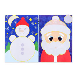 Цена за 2 шт. Аппликации Снеговичок, 20 стр. - Буква-ленд фото 3