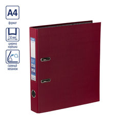 Expert Complete Регистратор PVC 50 мм 50 шт. Classic A4 арочный механ. (разб.) лён вишневый 2518092