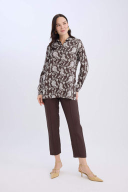 Jogger Pantolon Lastikli Bel Bagc?kl? Basic Duz Paca - Defacto фото 4