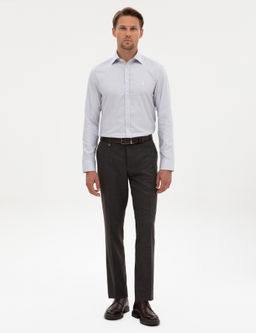 Kahverengi Slim Fit Kuma_ Pantolon