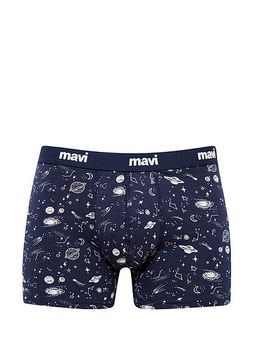 Gezegen Bask?l? Lacivert Boxer