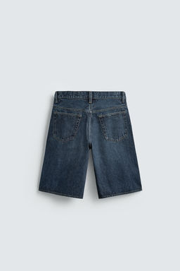 BERMUDA DENIM BAGGY FIT / Azul - Zara фото 8