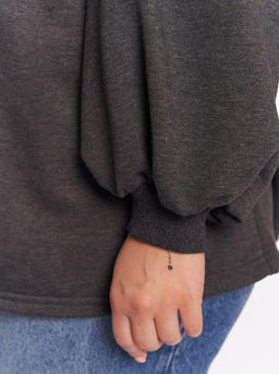 Свитшот с объемными рукавами SV01502MEL22 - Артесса фото 6