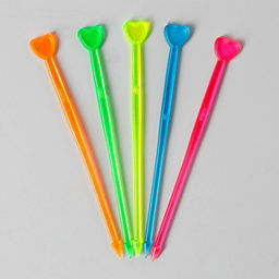 Цена за 3 шт. Шпажка для канапе Стрела амура, набор 50 шт.