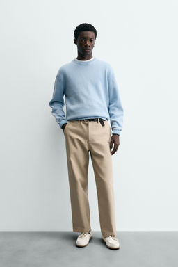 JERSEY ESTRUCTURA LAVADA ALGOD?N / Celeste lavado