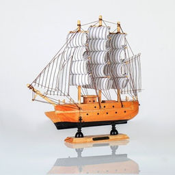Макет парусного корабля 23х23 см / SH024MP /уп 48/ - Галеонтрейд фото 4