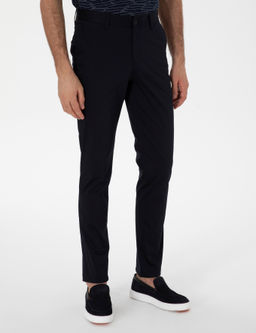 Lacivert Slim Fit Pamuk Kar___ml_ Kanvas Pantolon - Cacharel фото 2