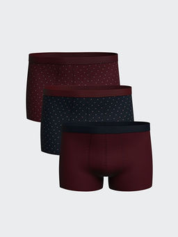 Standart Kal?p Pamuklu Esnek Erkek Boxer 3l?