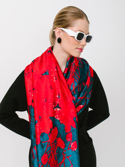 Большой мягкий очень нежный двусторонний палантин - Tantino фото 8