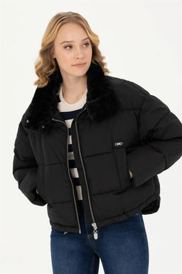 U. S. Polo Assn Женское черное пальто - U.s. polo assn фото 10