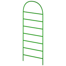 Шпалера Лестница 1,60х0,43м, труба д1см, металл, зеленая эмаль (Россия)