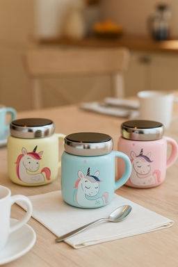 Кружка Unicorn vibes, mix (420 ml)