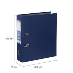 Expert Complete Регистратор PVC 75 мм 10 шт. Classic A4 арочный механ. лён синий 25172