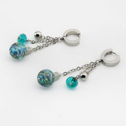 Серьги из муранского стекла COOLNESS LS2561