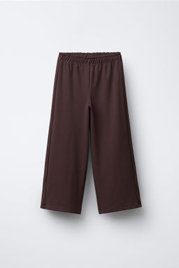 INTERLOCK SWEATSHIRT AND WIDE-LEG TROUSERS SET - Zara фото 4